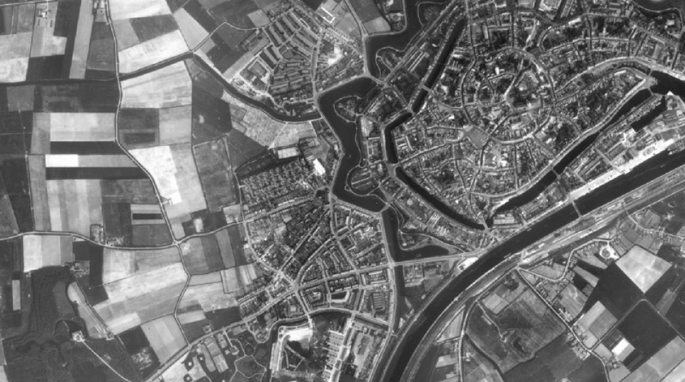 Luchtfoto Dotka Middelburg 1959