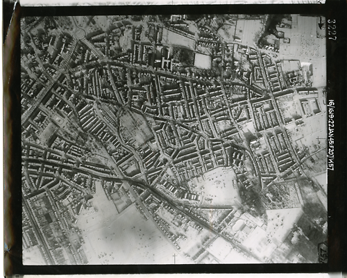 1945 Luchtfoto Nijmegen