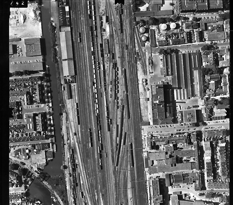 Luchtfoto Utrecht 1970