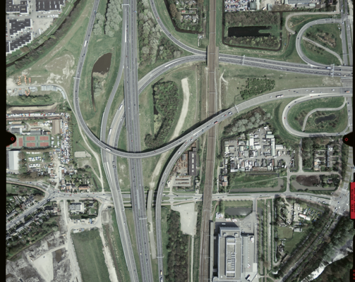 Luchtfoto Rotterdam 2001